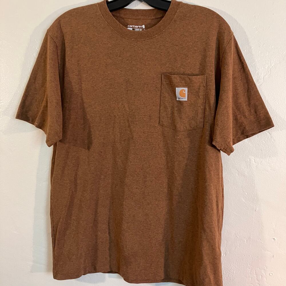 Carhartt Brown Loose Fit Workwear‎ Pocket T-shirt
